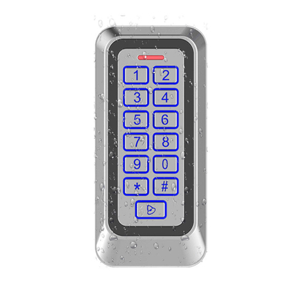 মেটাল কেস আউটডোর Ip67 EM/MF কার্ড অ্যাক্সেস কন্ট্রোল ব্যাকলাইট কীবোর্ড সহ