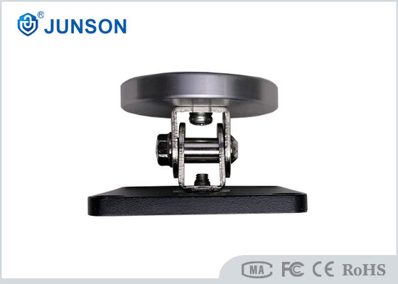 304 স্টেইনলেস স্টীল ইলেক্ট্রোম্যাগনেটিক দরজা ধারক 12V/24V DC অপারেশন জন্য ম্যানুয়াল মুক্তি বোতাম সঙ্গে