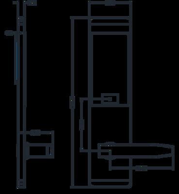 দ্রুত স্টার্ট টাইম (<1 সেকেন্ড) এবং কী-লেস এন্ট্রি সিস্টেমের জন্য উচ্চ গেস্ট কার্ড ক্ষমতা (200) সহ স্টেইনলেস স্টিল আরএফআইডি হোটেল লক