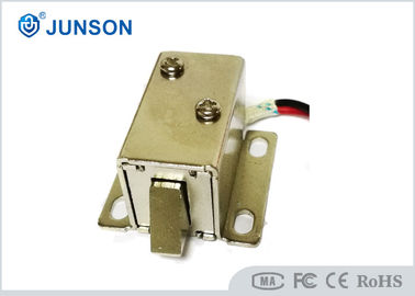 ইলেকট্রনিক Solenoid লক দরজা জন্য 12V ডিসি বৈদ্যুতিক মন্ত্রিপরিষদ লক সিলভার রঙ