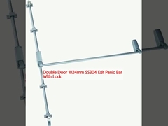 ডাবল ডোর 1024mm SS304 Exit Panic Bar With Lock