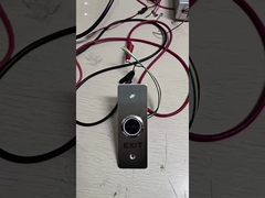 স্টেইনলেস স্টীল 2 মিমি পুরুত্ব পুশ বোতাম প্রস্থান সুইচ স্পর্শহীন