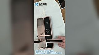 আধুনিক হোটেলের জন্য প্রিমিয়াম মেটাল ফিনিশ RFID লক