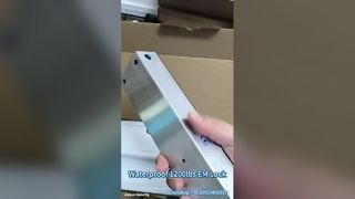 জলরোধী 1200lbs বৈদ্যুতিক চৌম্বকীয় লক